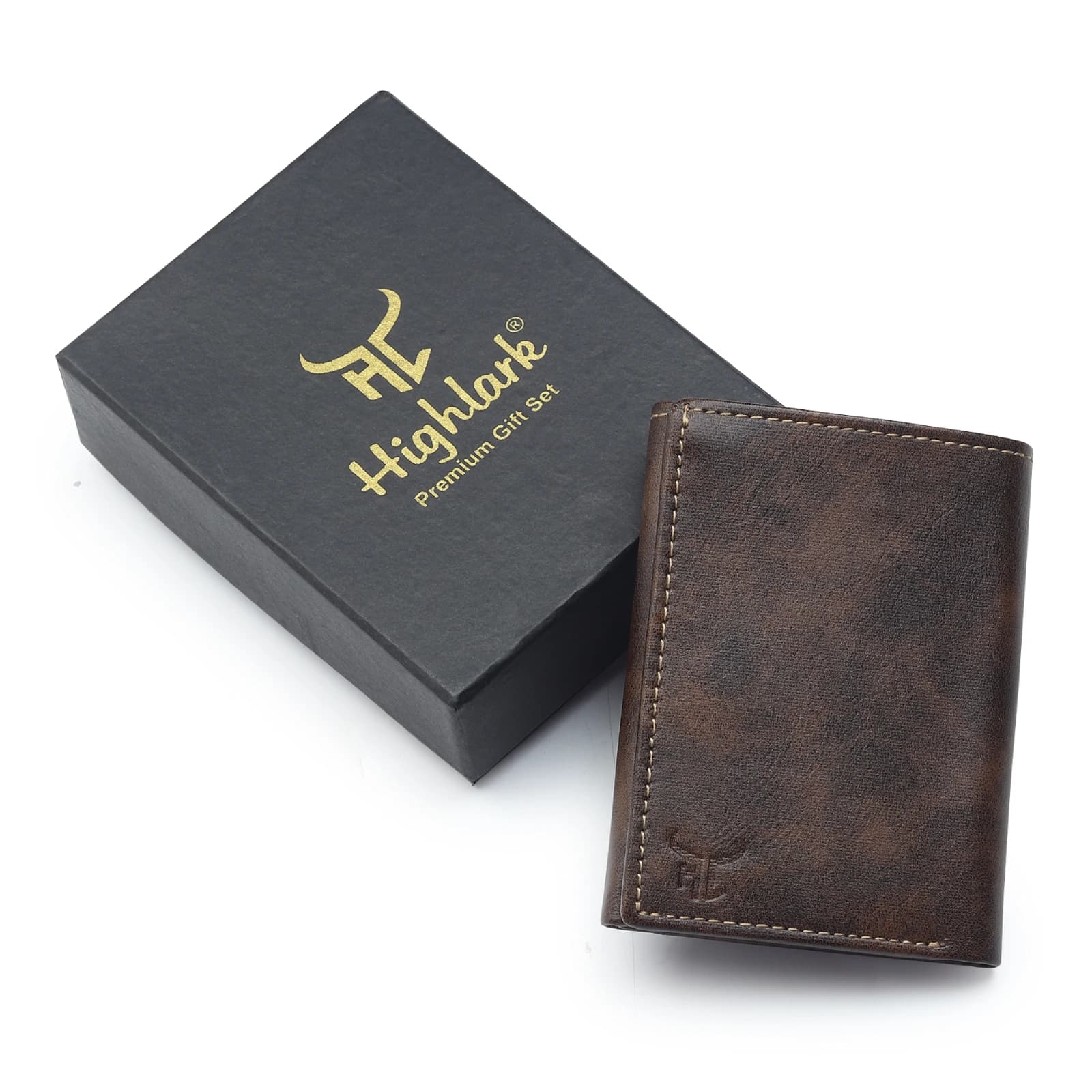 Highlark Premium Leather Wallet for Men | Classic Bi-Fold Wallet with Multiple Card Slots & Cash Compartment | Slim Stylish Wallet for Everyday Use 1