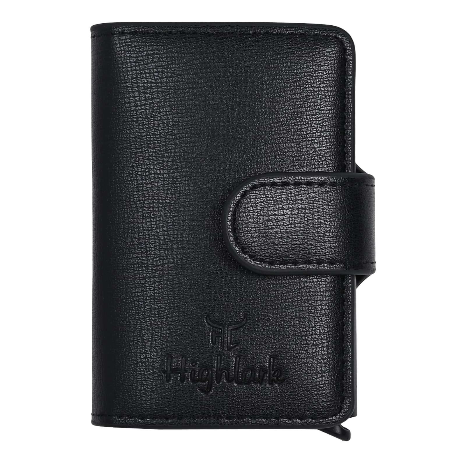 Highlark Automatic Pop-Up RFID Blocking Smart Wallet & Card Holder – Jet Black 1