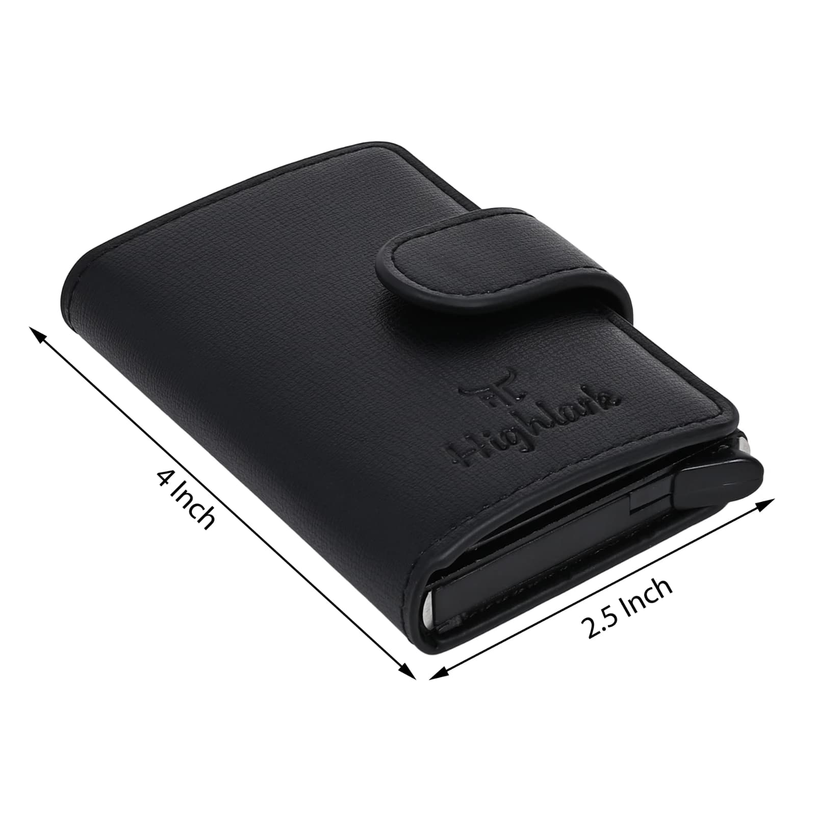 Highlark Automatic Pop-Up RFID Blocking Smart Wallet & Card Holder – Jet Black 2