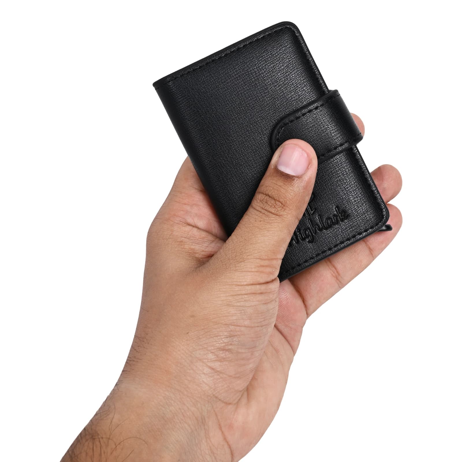 Highlark Automatic Pop-Up RFID Blocking Smart Wallet & Card Holder – Jet Black 4
