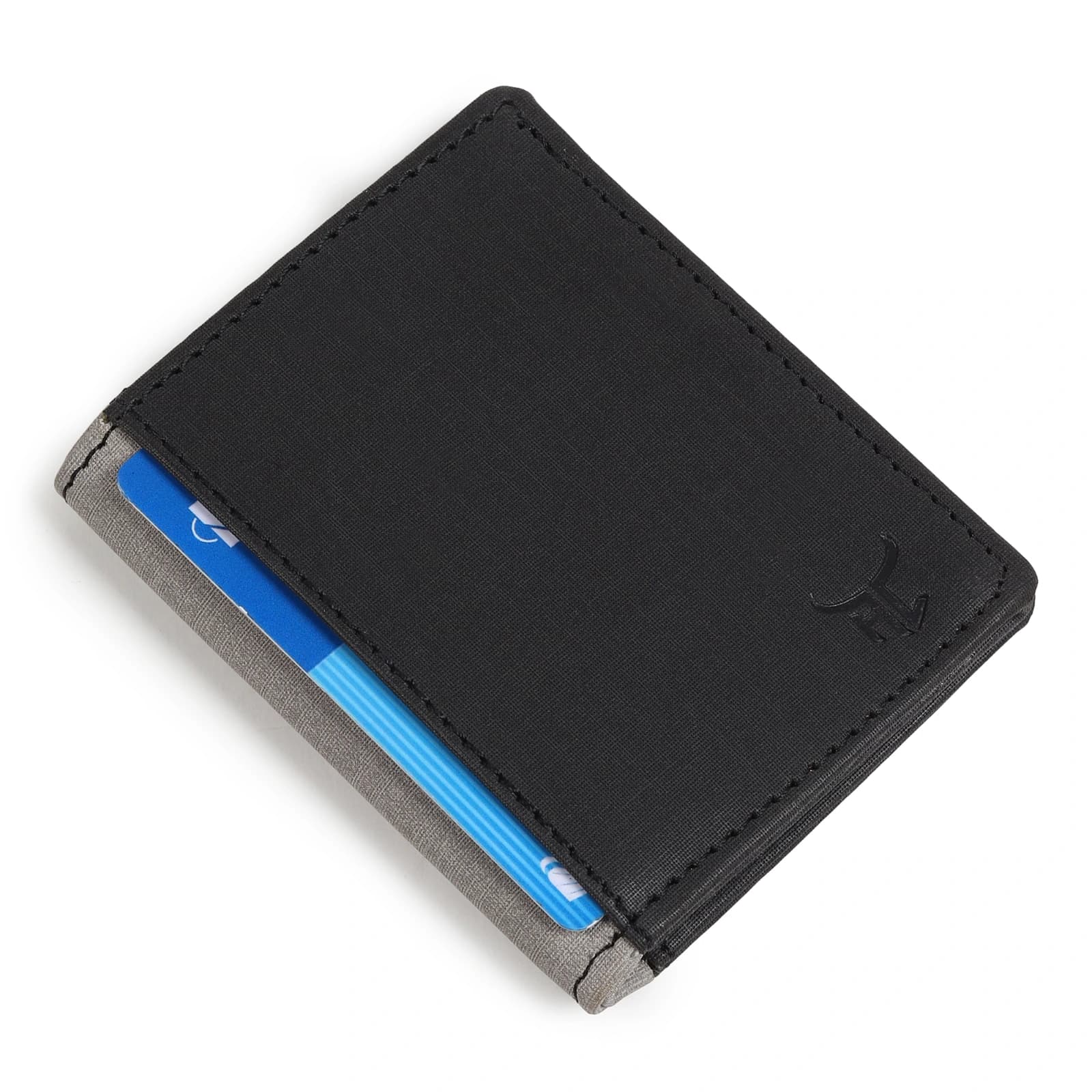 Highlark Ultra-Slim Leather Front Pocket Card Wallet – Stealth Black 3