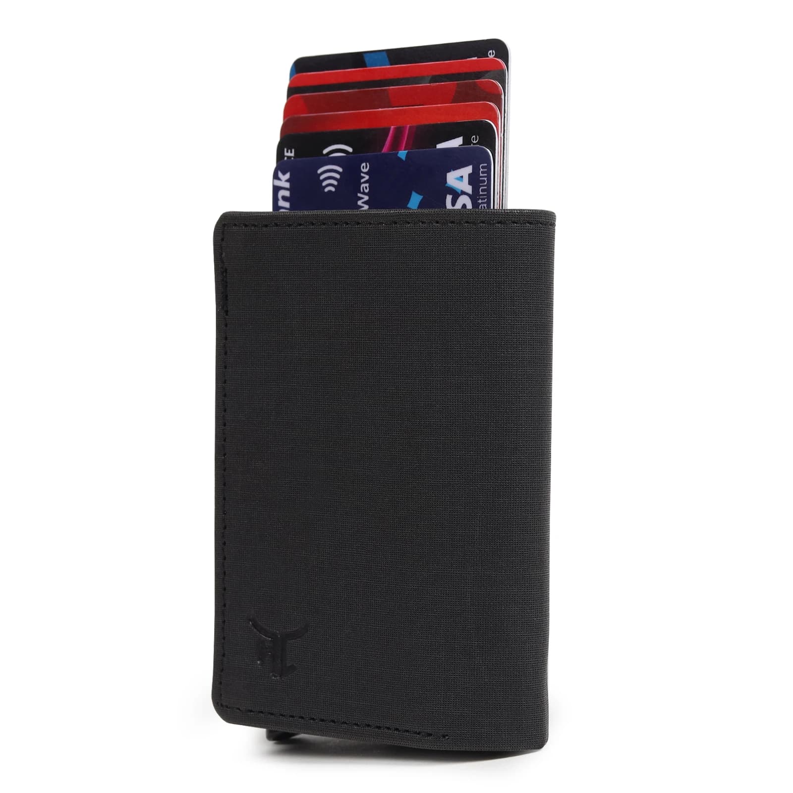 Highlark Automatic Pop-Up RFID Blocking Smart Wallet & Card Holder – Stealth Textured Black 1