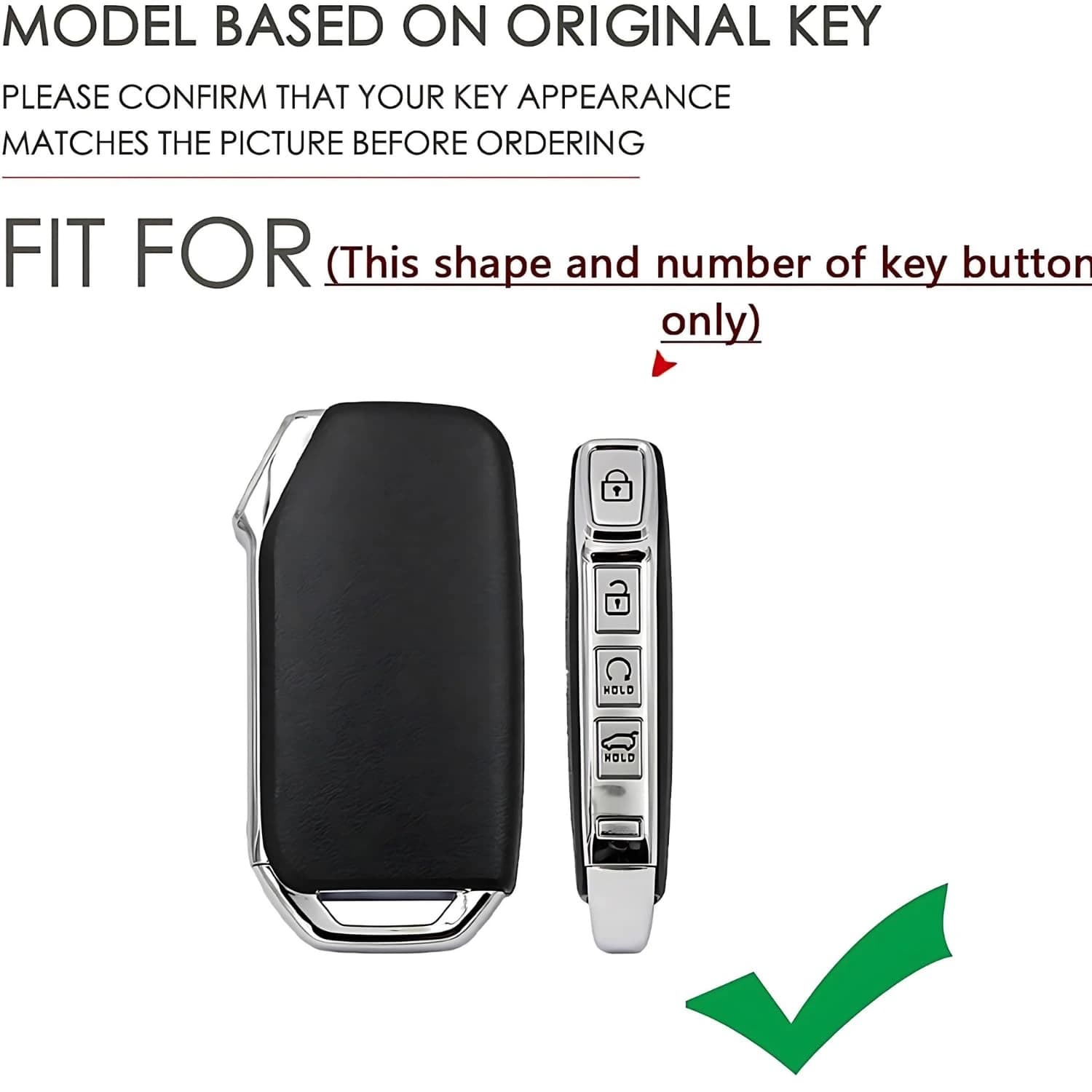 Highlark Luxury Zinc Alloy Smart Car Key Fob Cover Case with Quick-Release Carabiner Keychain – Titanium Grey & Sport Stripe 4