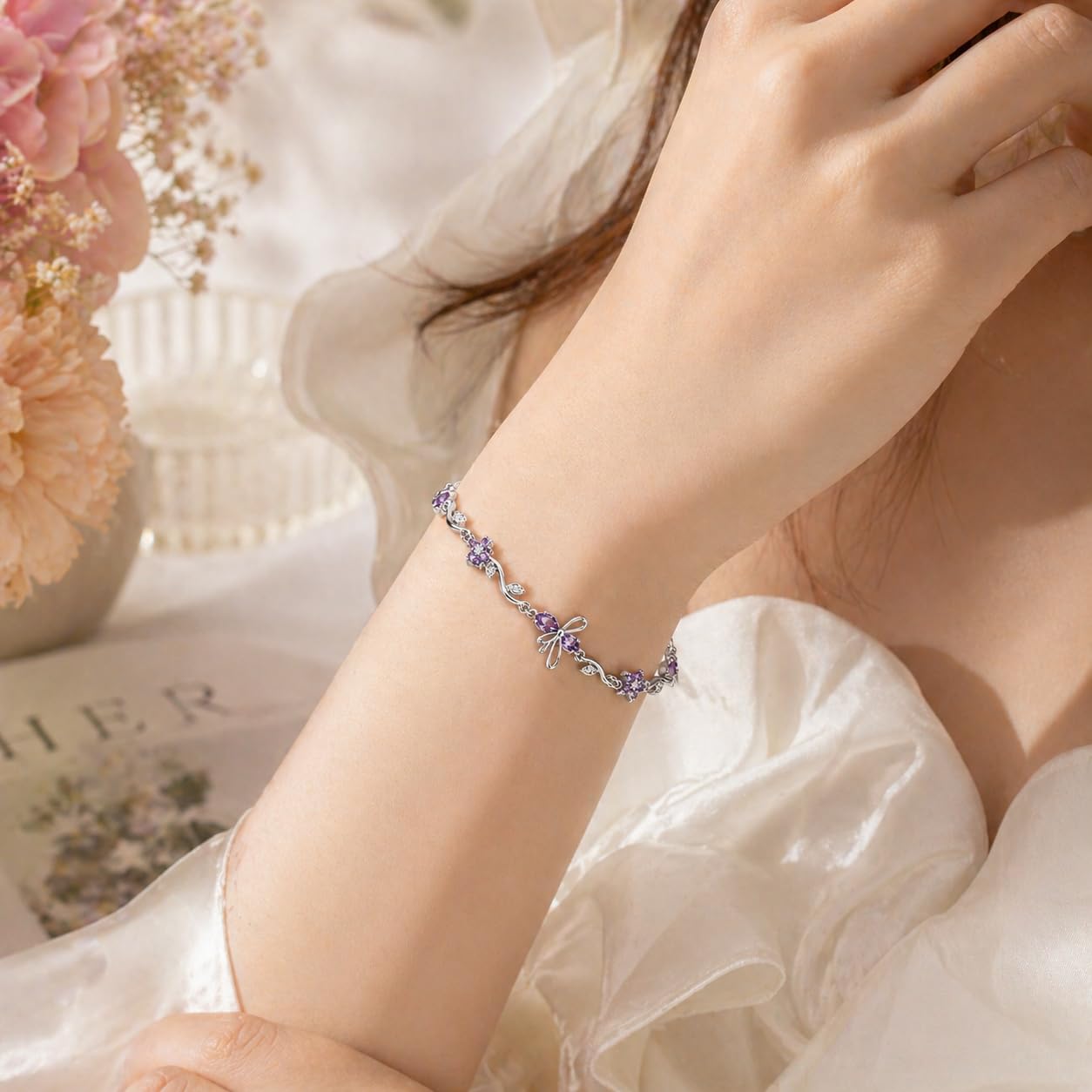 Bracelet for Women | Premium Floral Bracelet | Lightweight & Skin-Friendly | Elegant Jewelry Gift for Women & Girls