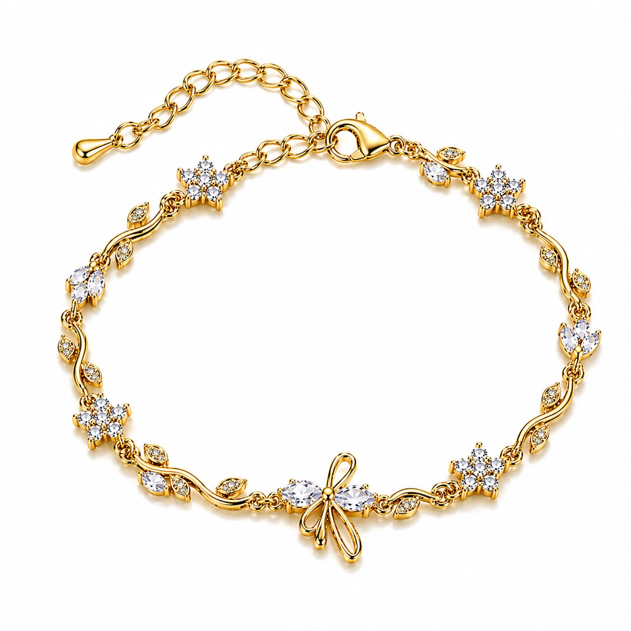 Bracelet for Women | Premium Floral Bracelet | Lightweight & Skin-Friendly | Elegant Jewelry Gift for Women & Girls