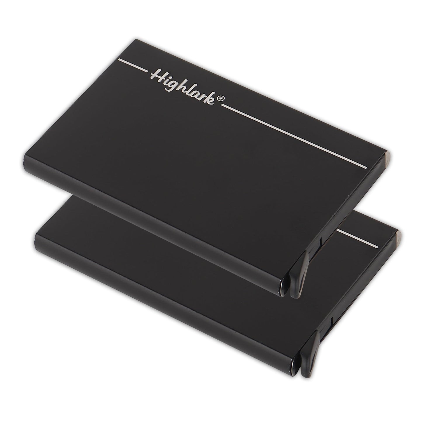 Black Stainless Steel Unisex RFID Card Holder