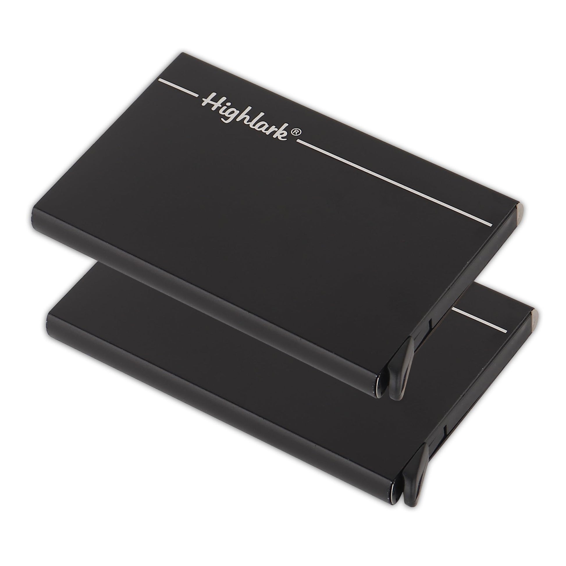 Black Stainless Steel Unisex RFID Card Holder
