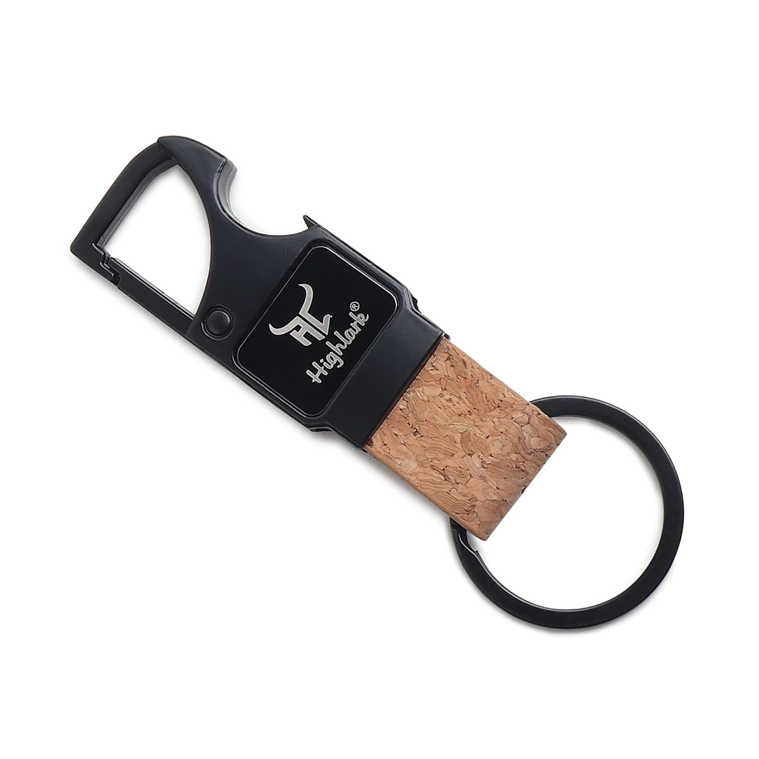 Premium Leather Car Keychain with Metal Clip Hook | Durable Leather Key Ring Holder for Car, Bike & House Keys | Stylish Key Holder for Men & Women