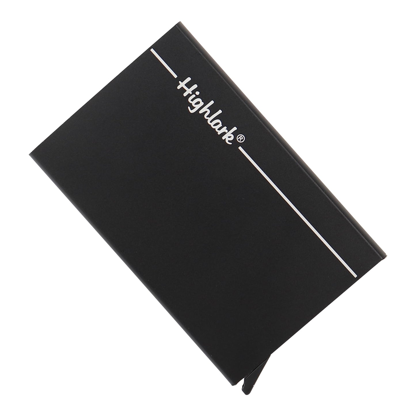 Black Stainless Steel Unisex RFID Card Holder