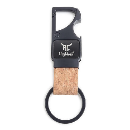 Premium Leather Car Keychain with Metal Clip Hook | Durable Leather Key Ring Holder for Car, Bike & House Keys | Stylish Key Holder for Men & Women