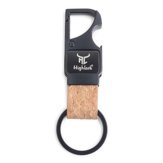 Premium Leather Car Keychain with Metal Clip Hook | Durable Leather Key Ring Holder for Car, Bike & House Keys | Stylish Key Holder for Men & Women