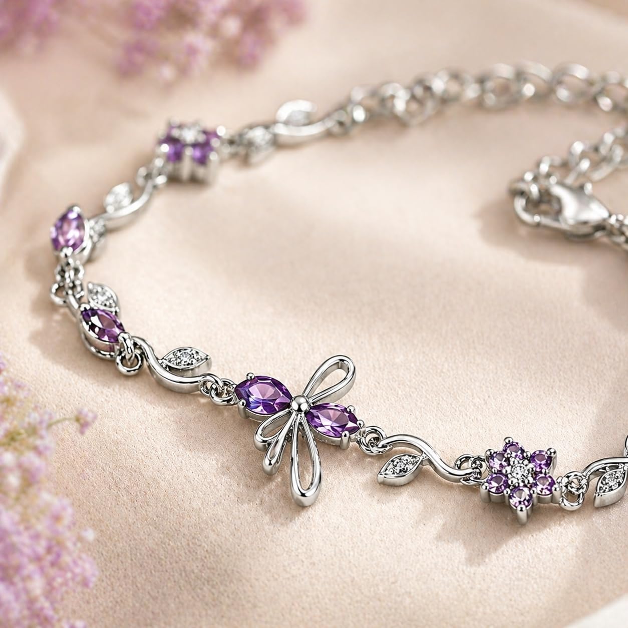 Bracelet for Women | Premium Floral Bracelet | Lightweight & Skin-Friendly | Elegant Jewelry Gift for Women & Girls