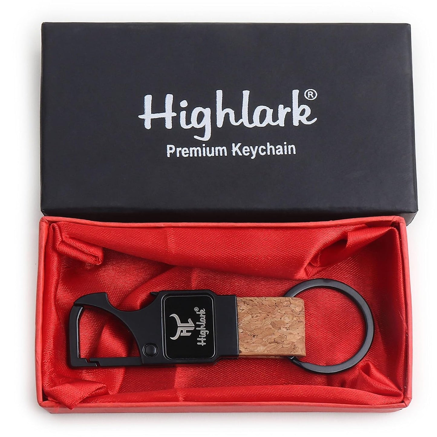 Premium Leather Car Keychain with Metal Clip Hook | Durable Leather Key Ring Holder for Car, Bike & House Keys | Stylish Key Holder for Men & Women