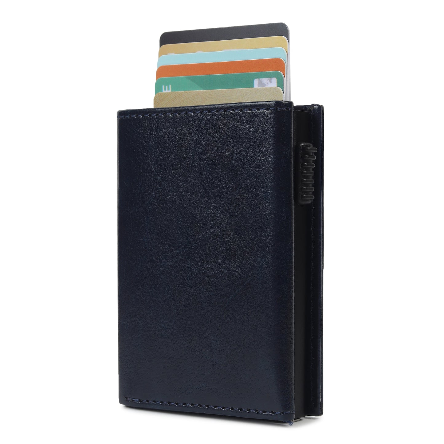 Highlark Blue Elite Pro SlideX RFID Protected Wallet Card Holder for Men