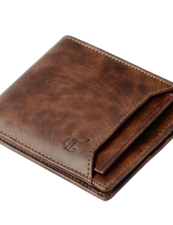 Highlark Faux leather wallet for men I slim & Compact wallet I credit/debit card Slots I 2 currency compartments I 2 secret compartments